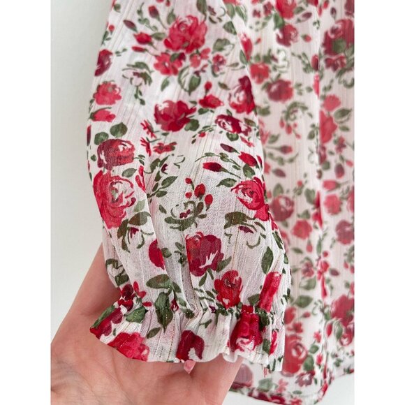 Janie and Jack Floral Chiffon Top 3 - Picture 8 of 12